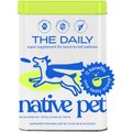 Native Pet The Daily All-in-One Powder Multivitamin Supplement for Dogs, 7-oz tin