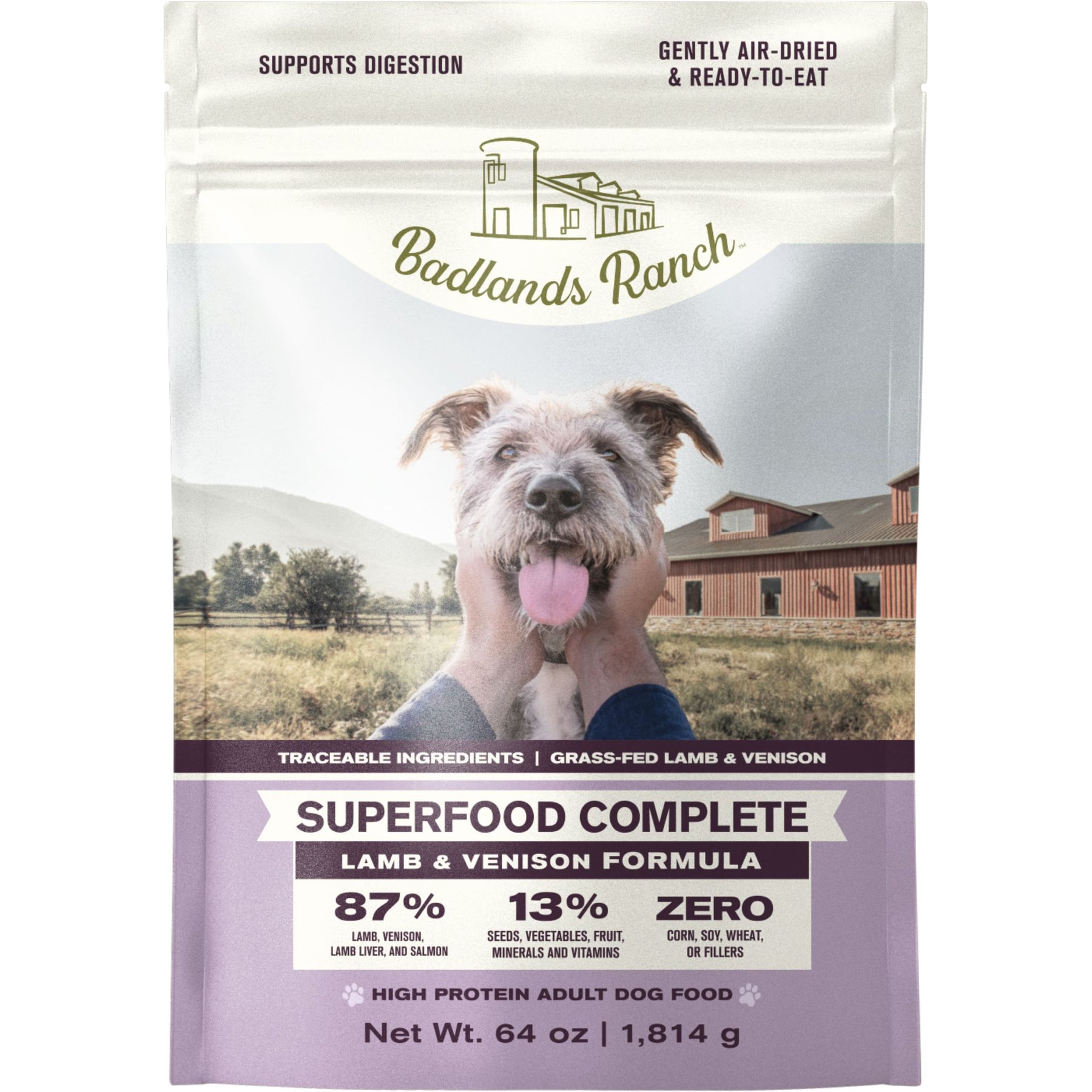 BADLANDS RANCH Superfood Complete Grain Free Lamb Venison Air