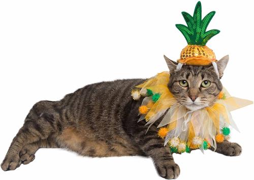Show full view: Pet Krewe Pineapple Hat & Collar Set Dog Costume, Small/Medium slide 7 of 10