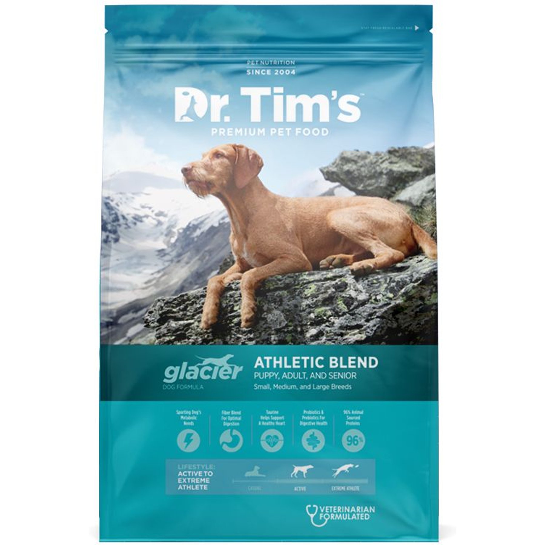 Dr. Tim's Glacier Athletic Blend Dry Dog Food