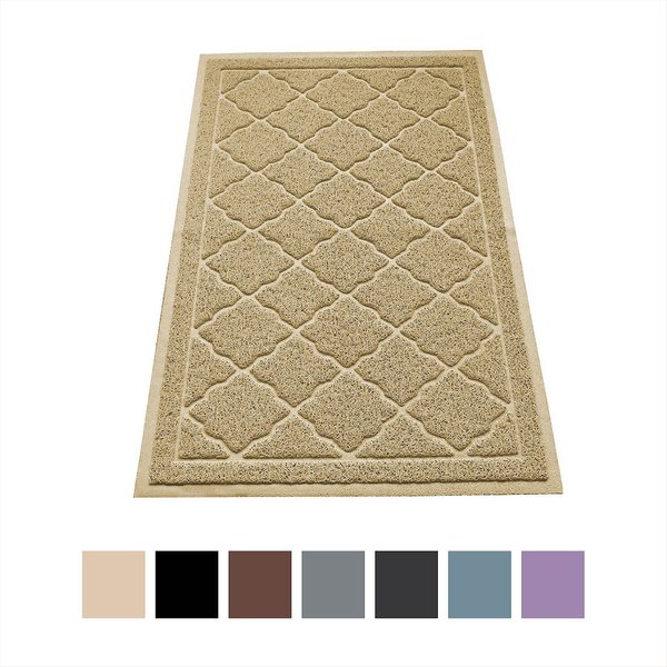 Discontinued EASYOLOGY Premium Super Size XL Cat Litter Mat Beige Chewy