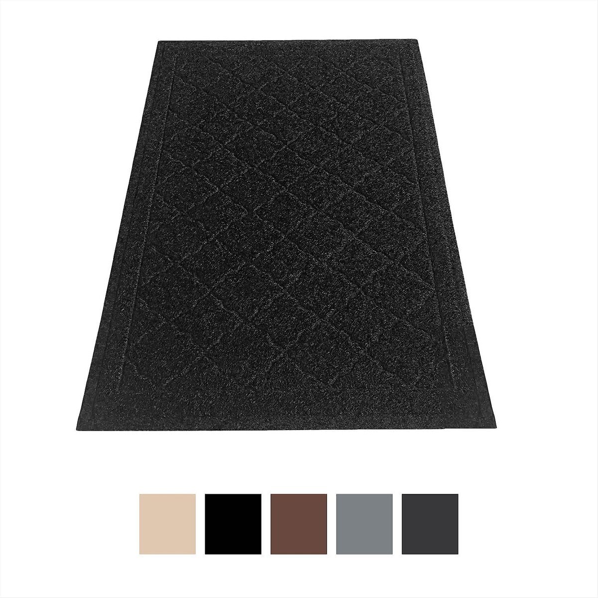 EASYOLOGY Premium Jumbo Size Cat Litter Mat, Black