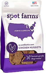 Spot Farms Chicken Nuggets Dog Treats, 12-oz bag