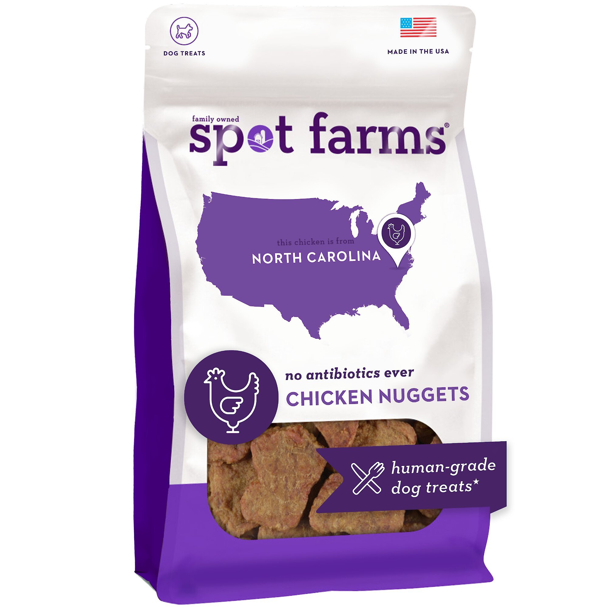 SPOT FARMS Chicken Nuggets Dog Treats Customer Questions