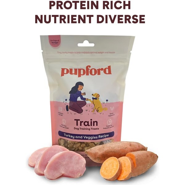 Pupford Train Turkey & Veggies Natural Freeze-Dried Dog Treats