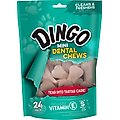 Dingo Mini Dental Chew Dog Treats, 24 count