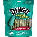 Dingo Dental Sticks Tartar Control Dental Dog Treats, 48 count
