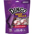 Dingo Goof Balls Dog Treats, 15 count