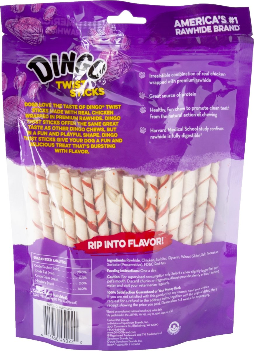 Dingo twist discount sticks safe