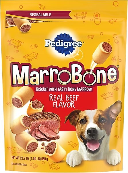 Pedigree Marrobone Real Beef Flavor Biscuit Dog Treats, 24-oz bag slide 1 of 9