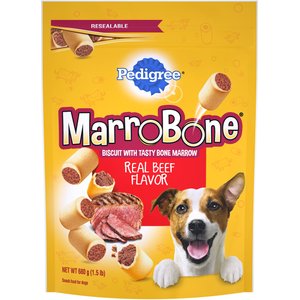 Pedigree Marrobone Real Beef Flavor Biscuit Dog Treats, 24-oz bag