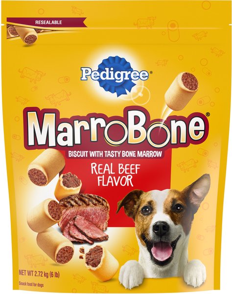 Pedigree Marrobone Real Beef Flavor Dog Treats 6 Pounds