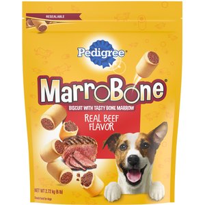 Pedigree Marrobone Real Beef Flavor Biscuit Dog Treats, 6-lb bag