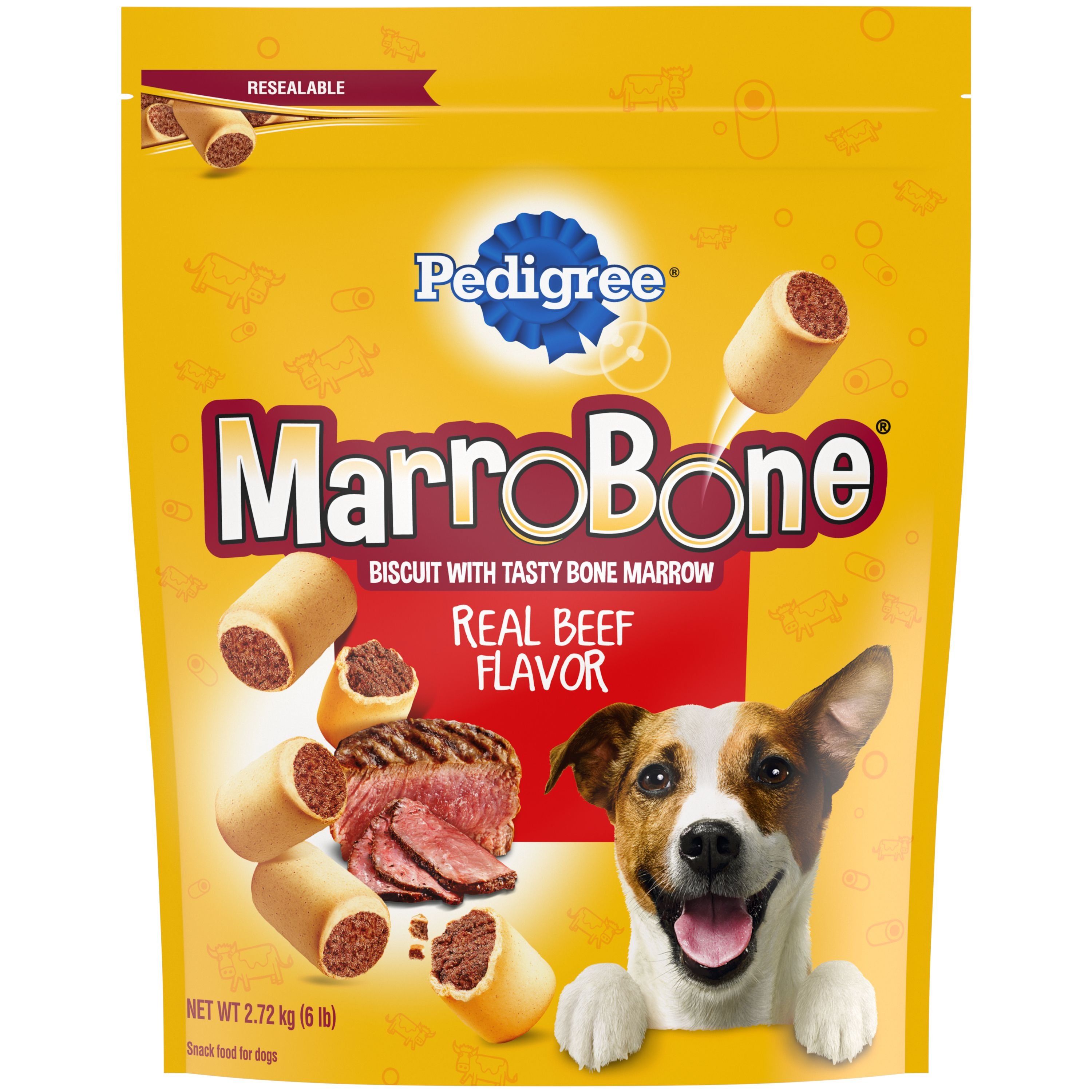 PEDIGREE Marrobone Real Beef Flavor Biscuit Dog Treats Customer ...