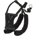 Sporn Mesh No Pull Dog Harness, Black, X-Small: 8 to 10-in neck