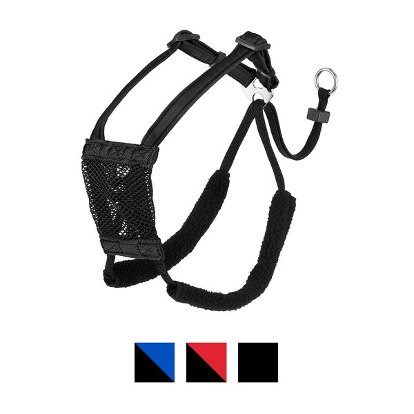 Sporn Mesh No Pull Dog Harness, Black, Medium: 12 to 17-in neck slide 1 of 9