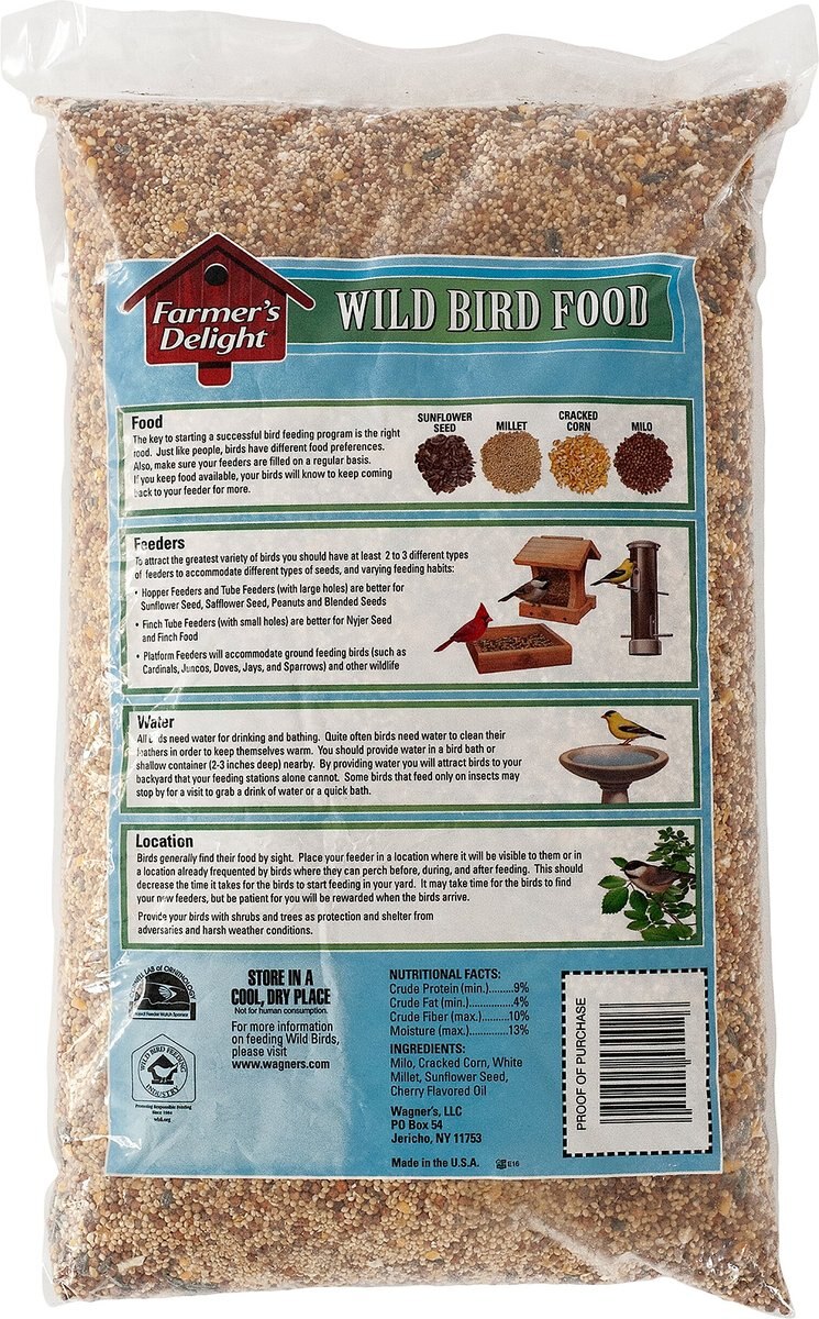 WAGNER'S Farmer's Delight Wild Bird Food, 10lb bag
