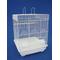 Show in main carousel: YML Flat Top Two Door Small Bird Cage, White slide 1 of 1