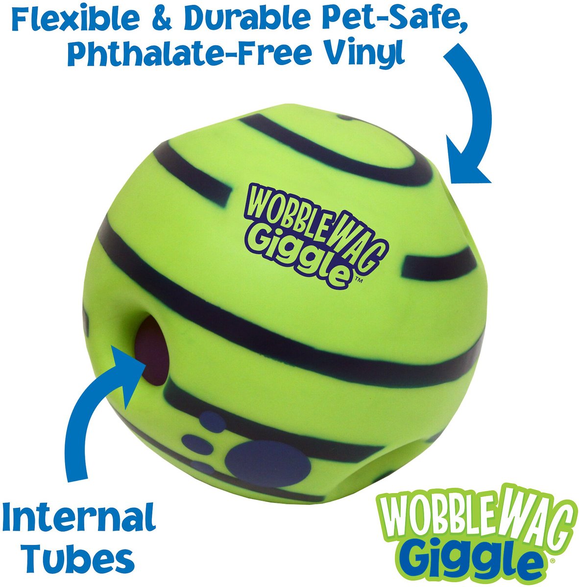 As Seen on TV Wobble Wag Giggle Ball Dog Toy