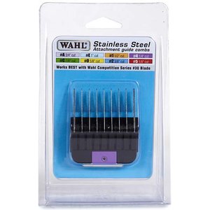 Wahl Stainless Steel Attachment Comb for Detachable Blades, size 1/4-in