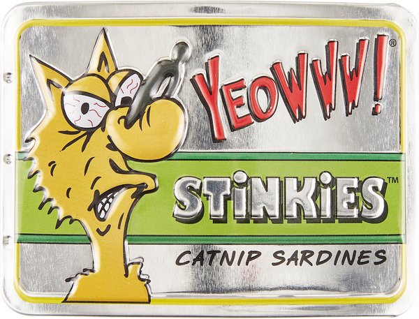 YEOWWW CATNIP STINKIES CAT TOY Premium Organic Catnip filled Fish Made in USA 