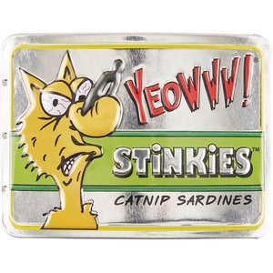 Yeowww! Stinkies Catnip Sardines Cat Toys, 3 count