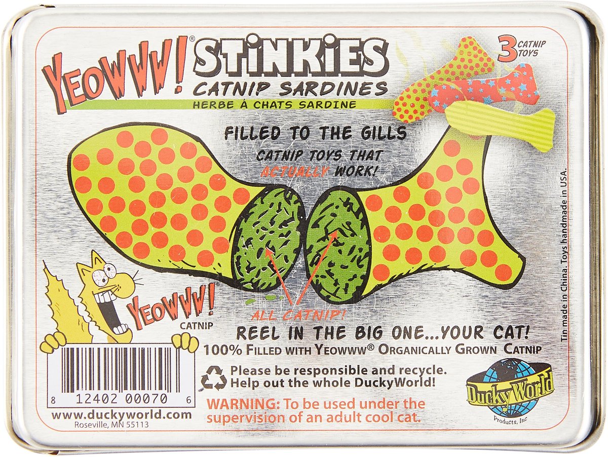 Catnip sardines clearance