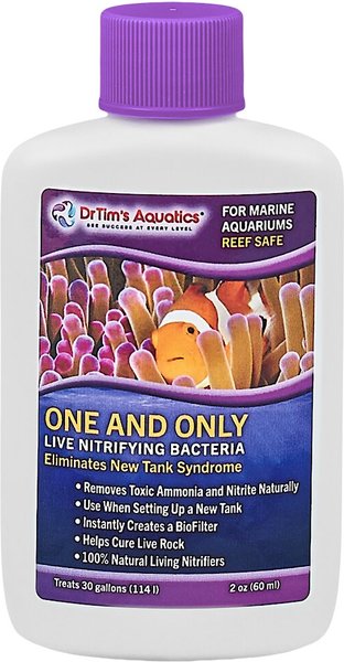 Dr. Tim's Aquatics One & Only Live Nitrifying Bacteria for Reef Aquariums, 2-oz bottle slide 1 of 2