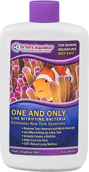 Dr. Tim's Aquatics One & Only Live Nitrifying Bacteria for Reef Aquariums, 8-oz bottle slide 1 of 9