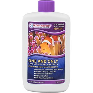 Dr. Tim's Aquatics One & Only Live Nitrifying Bacteria for Reef Aquariums, 8-oz bottle
