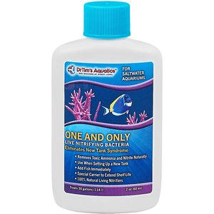 Dr. Tim's Aquatics One & Only Live Nitrifying Bacteria for Saltwater Aquariums, 2-oz bottle