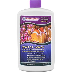 Dr. Tim's Aquatics Waste-Away Natural Aquarium Cleaner for Reef Aquariums, 16-oz bottle