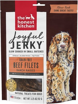 The Honest Kitchen Joyful Jerky Beef Filets Dog Treats, slide 1 of 1