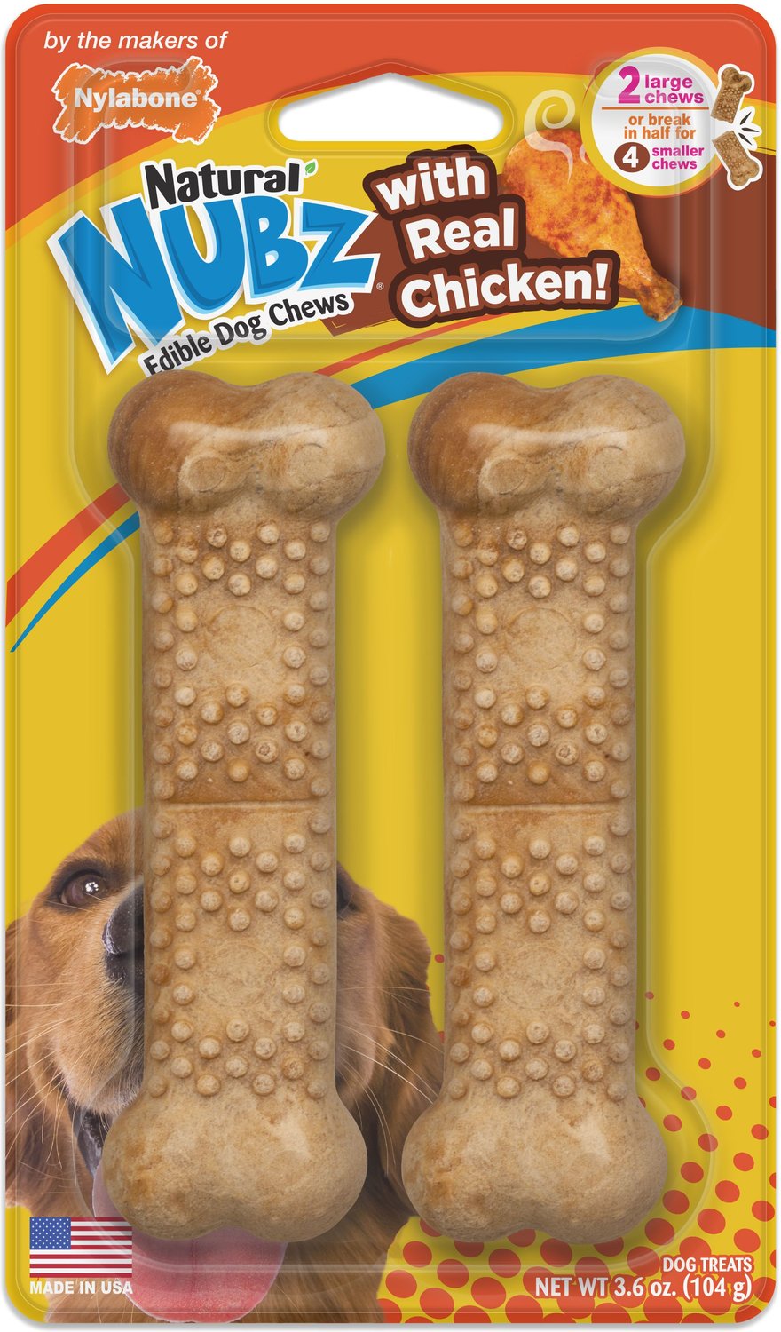 how many calories are in nubz dog treats