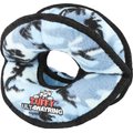 Tuffy's Ultimate 4-Way Ring Squeaky Plush Dog Toy, Camo Blue