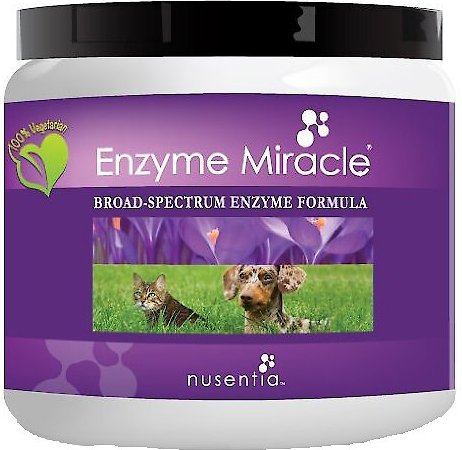 Nusentia Enzyme Miracle Digestive & Metabolic Dog & Cat Supplement, 75g jar slide 1 of 3