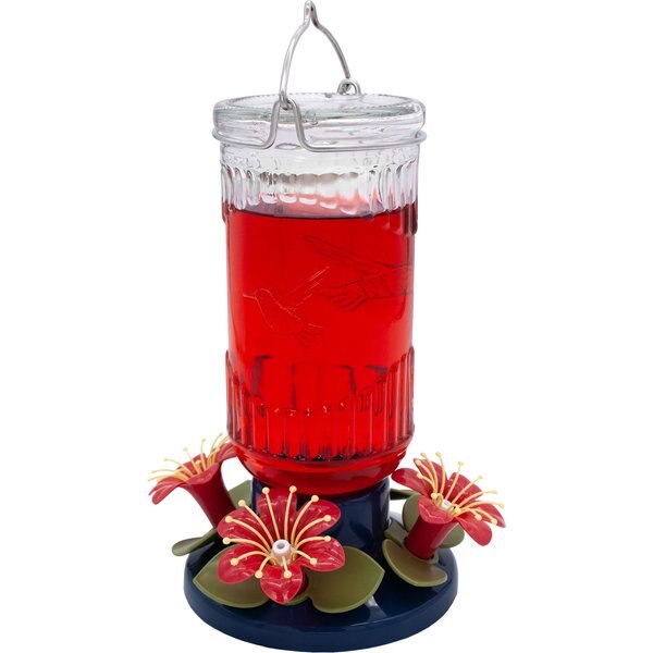 WOODSTREAM CORP - Hummingbird Feeder, Vintage Ruby Starburst
