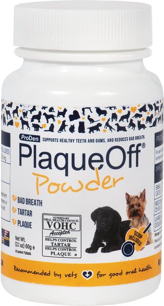 swedencare PlaqueOff Powder Dog & Cat Supplement, 60g bottle slide 1 of 5