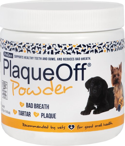 ProDen PlaqueOff Powder Dog & Cat Supplement, 420g jar slide 1 of 4