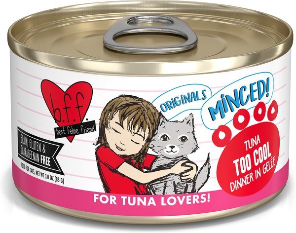 BFF Tuna Too Cool Dinner in Gelee Canned Cat Food, 3-oz, tray of 24 slide 1 of 10