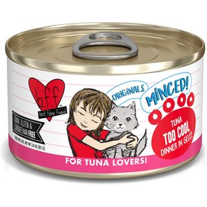 BFF Tuna Too Cool Dinner in Gelee Canned Cat Food, 3-oz, tray of 24