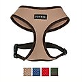 Puppia Soft Mesh Adjustable Back Clip Dog Harness, Beige, X-Large: 22 to 32-in chest
