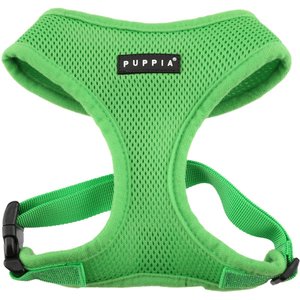 Puppia Polyester Back Clip Dog Harness, Green, X-Large: 22 to 32-in chest