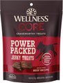 Wellness CORE Power Packed Beef Grain-Free Jerky Dog Treats, 4-oz bag