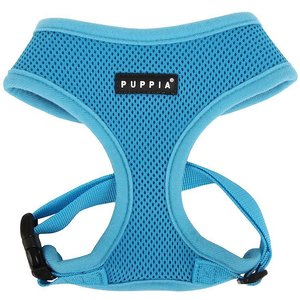 Puppia Polyester Back Clip Dog Harness, Sky Blue, X-Large: 22 to 32-in chest
