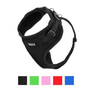 Puppia RiteFit Polyester Back Clip Dog Harness, Black, X-Large: 22.1 to 29.6-in chest