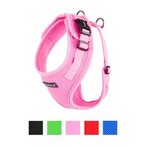 Puppia RiteFit Polyester Back Clip Dog Harness, Pink, Large: 19.3 to 26-in chest