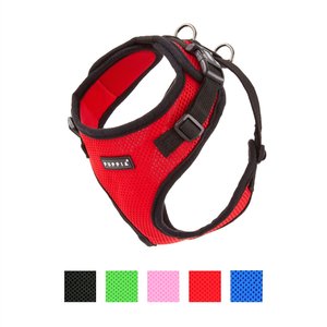 Puppia RiteFit Polyester Back Clip Dog Harness, Red, Large: 19.3 to 26-in chest