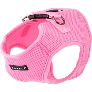 Puppia Vest Polyester Step In Back Clip Dog Harness, Pink, X-Large: 20.4-in chest