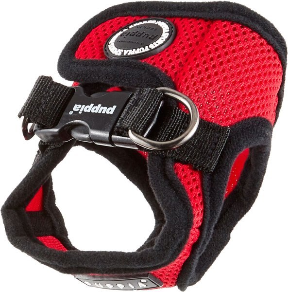 Puppia Soft Vest Dog Harness, Red, X-Small slide 1 of 10